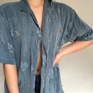 Hawaiian shirt / beach cover up